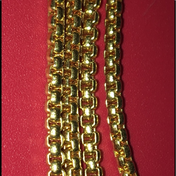 Vintage DBL Strand Necklace Crystal HEART pendant - Picture 7 of 13